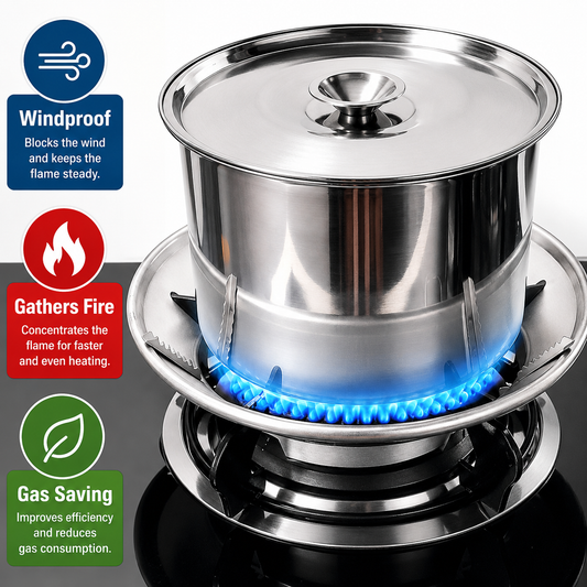 Precision Flame Control and Gas Saver Burner Stand (Pack of 2)