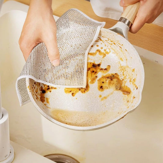Double Layered Non-Scratch Wire Dishcloth (Pack of 10)