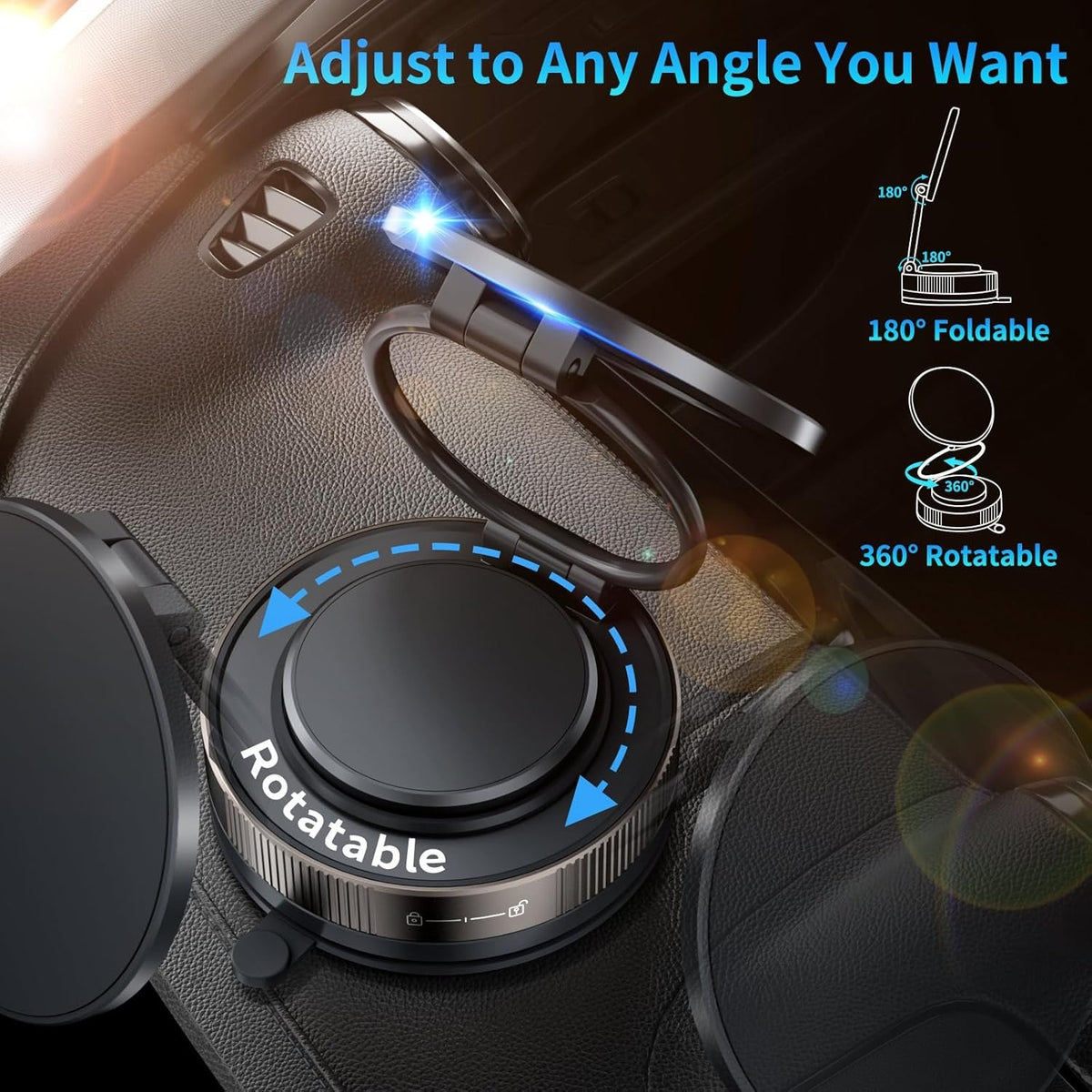 360° Vacuum Magnetic Suction Phone Mount Holder