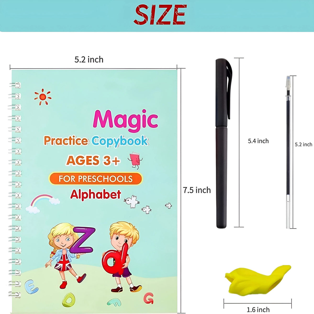 Smart Reusable Writing Collection | Kids Learning Book