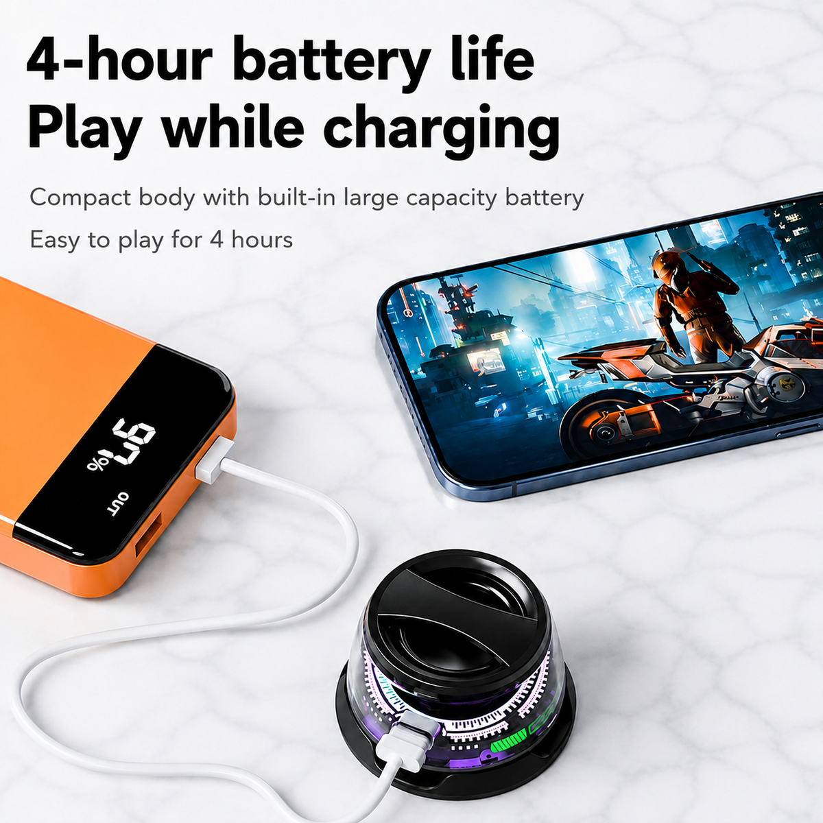 Multifunctional Magnetic Portable Bluetooth Speaker