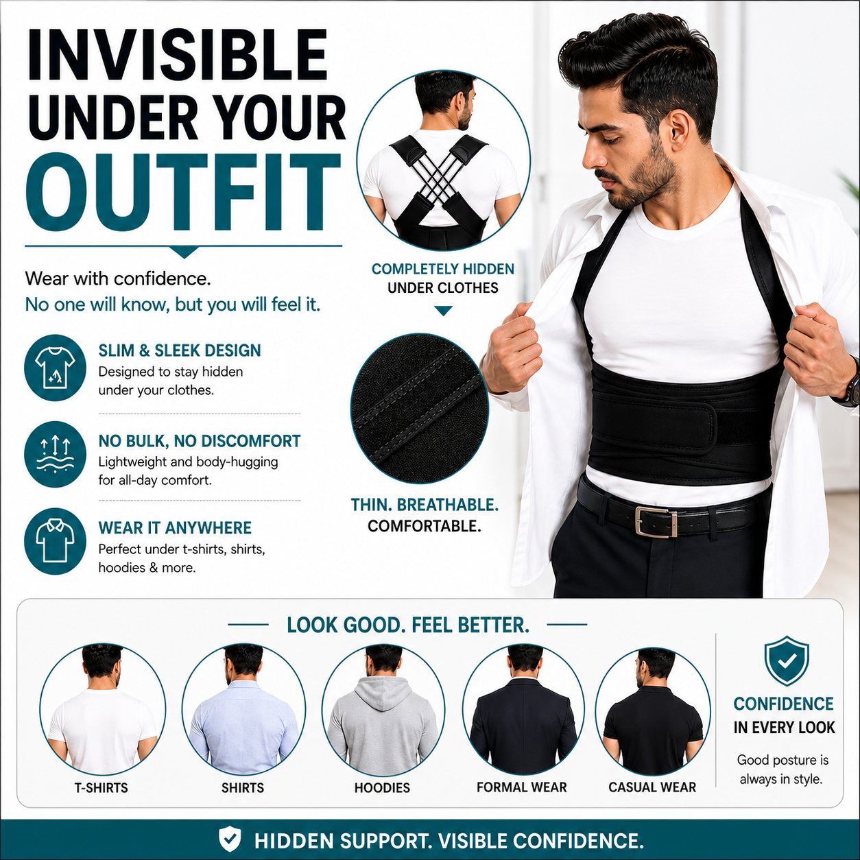 Advanced Posture Alignment & Back Support Belt