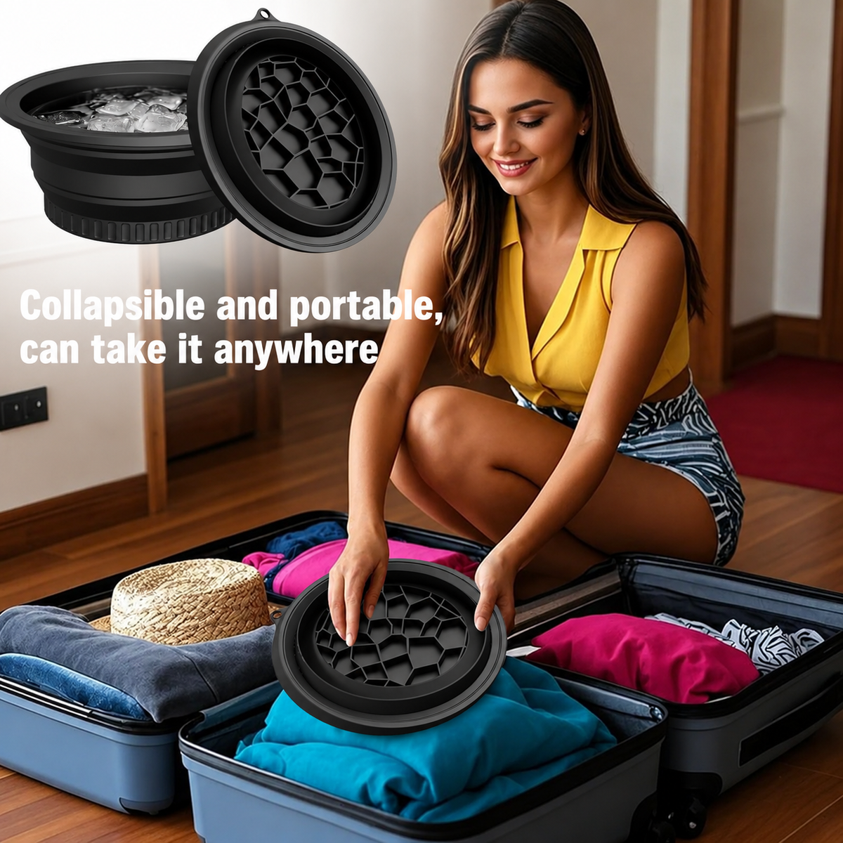 Reusable Silicone Facial Cooling & Ice Therapy Bowl