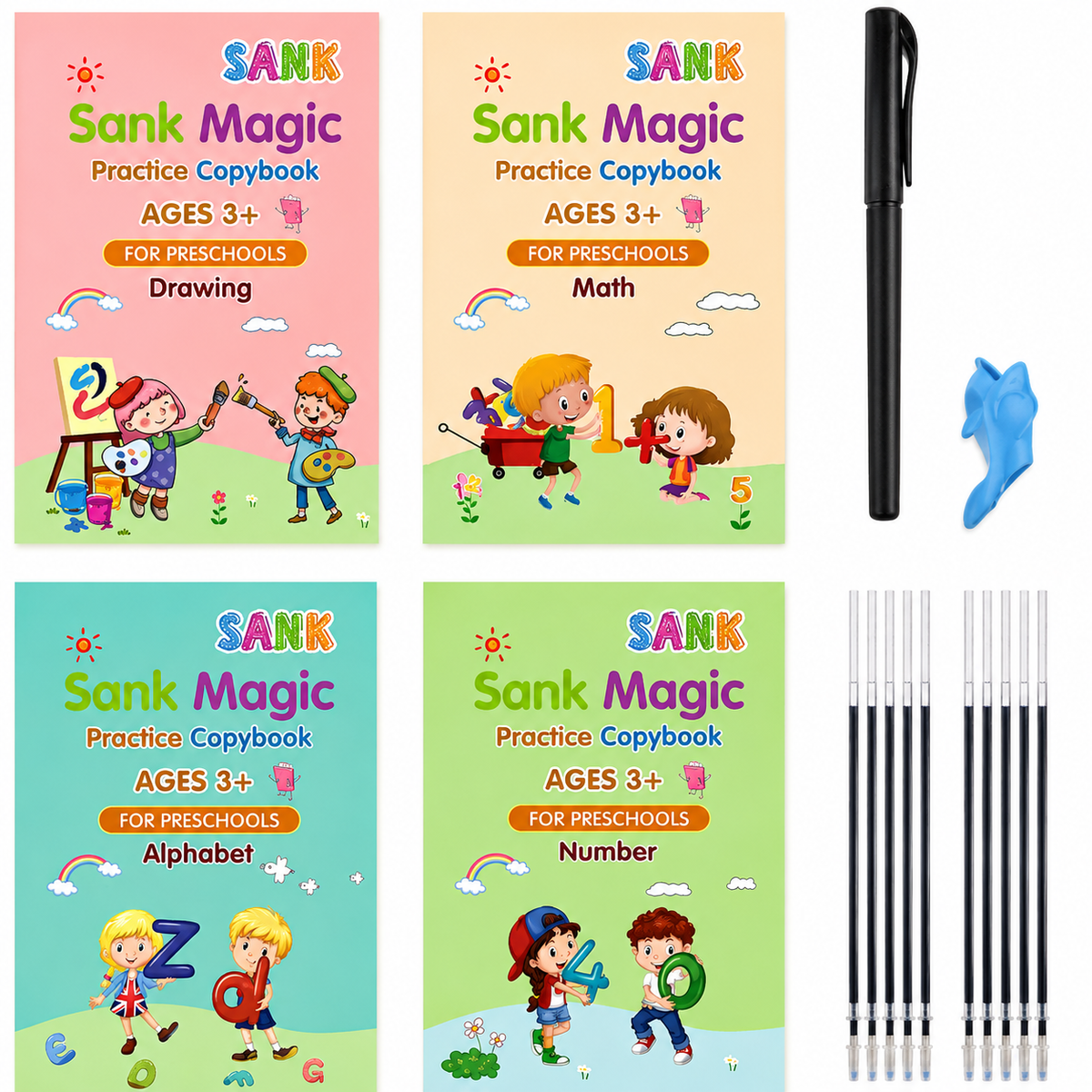 Smart Reusable Writing Collection | Kids Learning Book