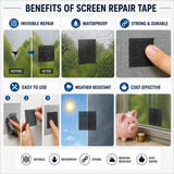 Strong Adhesive & Waterproof Window Mosquito net Covering Mesh Tape