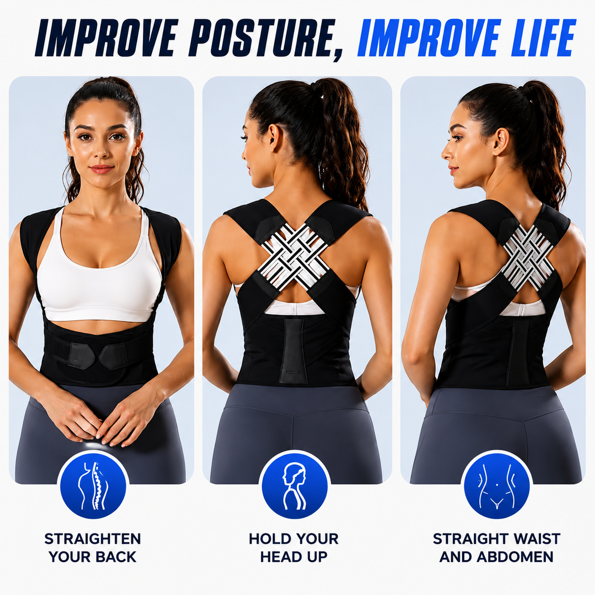 Advanced Posture Alignment & Back Support Belt