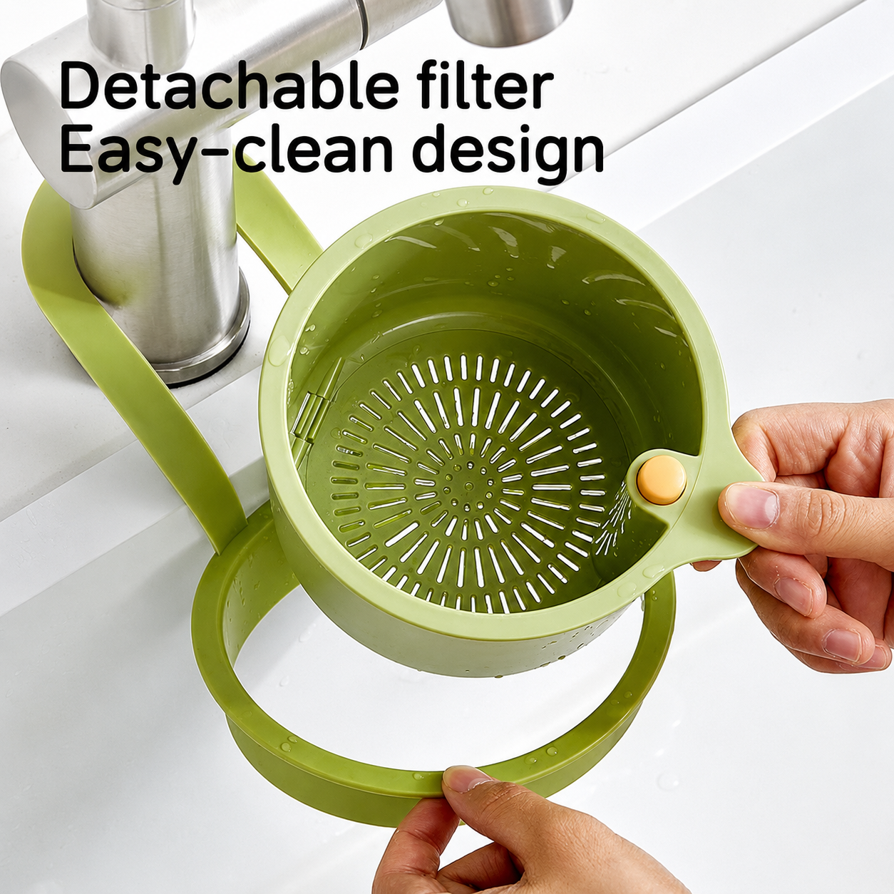 Anti Clog Sink Drain Filter Basket | High-Flow Debris Filter | Universal Sink Compatibility