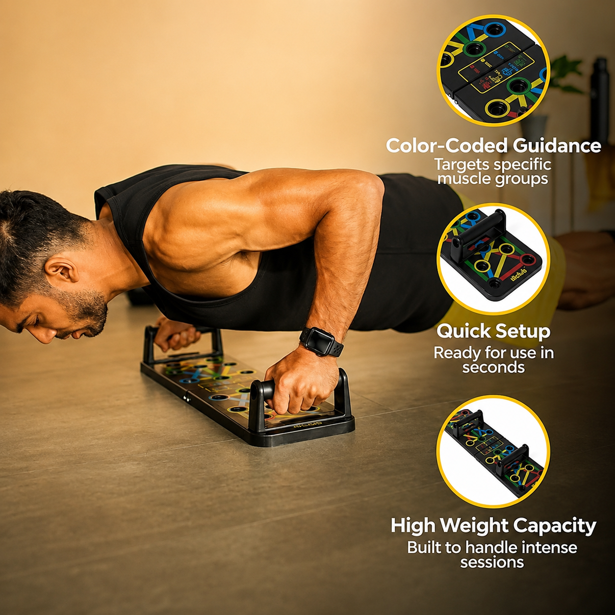 Portable Muscle and Strength Training Board
