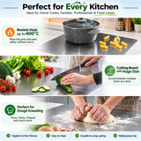 Heavy-Duty Rust-Resistant Stainless Steel Chopping Board