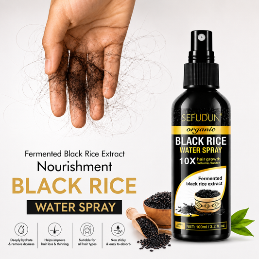 Black Rice Water Spray For Hair Root Strengthening & Growth (Pack Of 2)