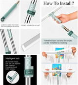Multi-Surface Long Handle Glass & Tile Mop