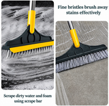 3 in 1 Floor Cleaning Broom Brush Rotating Tile Glass Wiper Scrubber