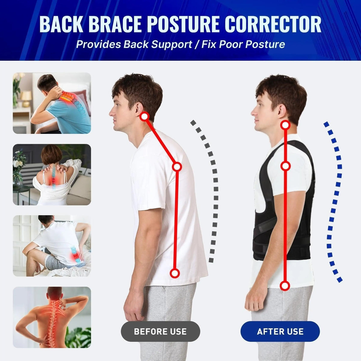 Advanced Posture Alignment & Back Support Belt