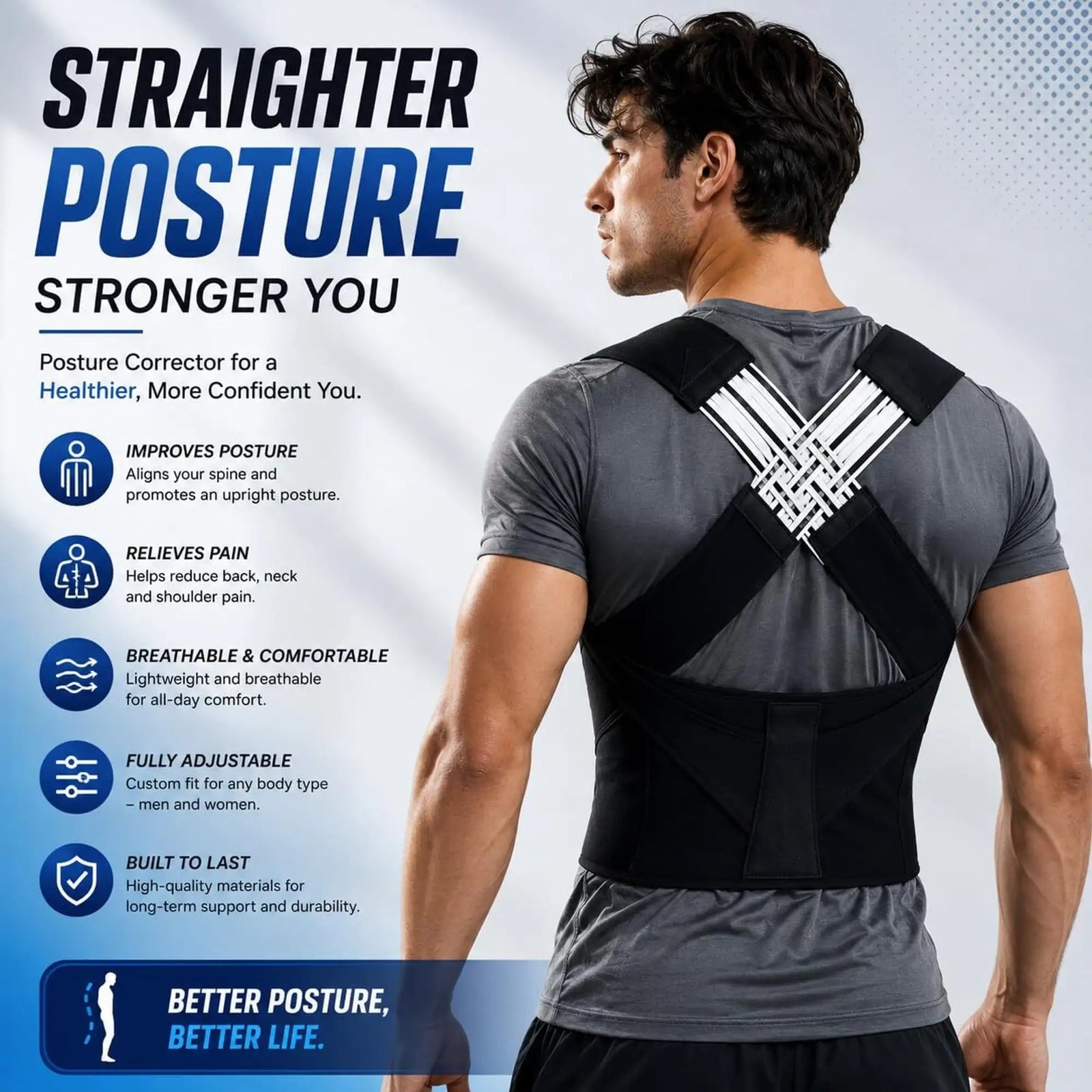 Advanced Posture Alignment & Back Support Belt