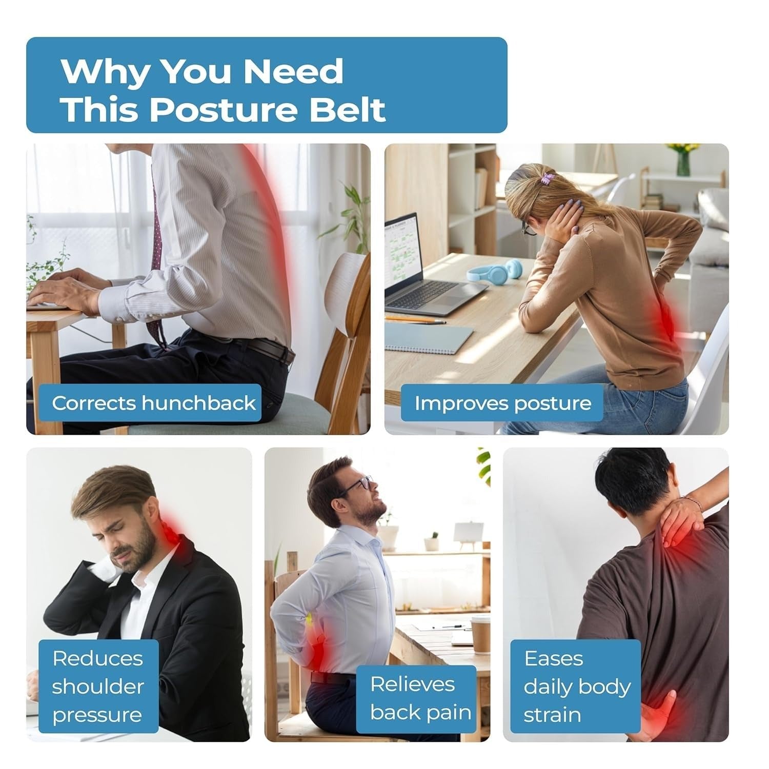 Advanced Posture Alignment & Back Support Belt