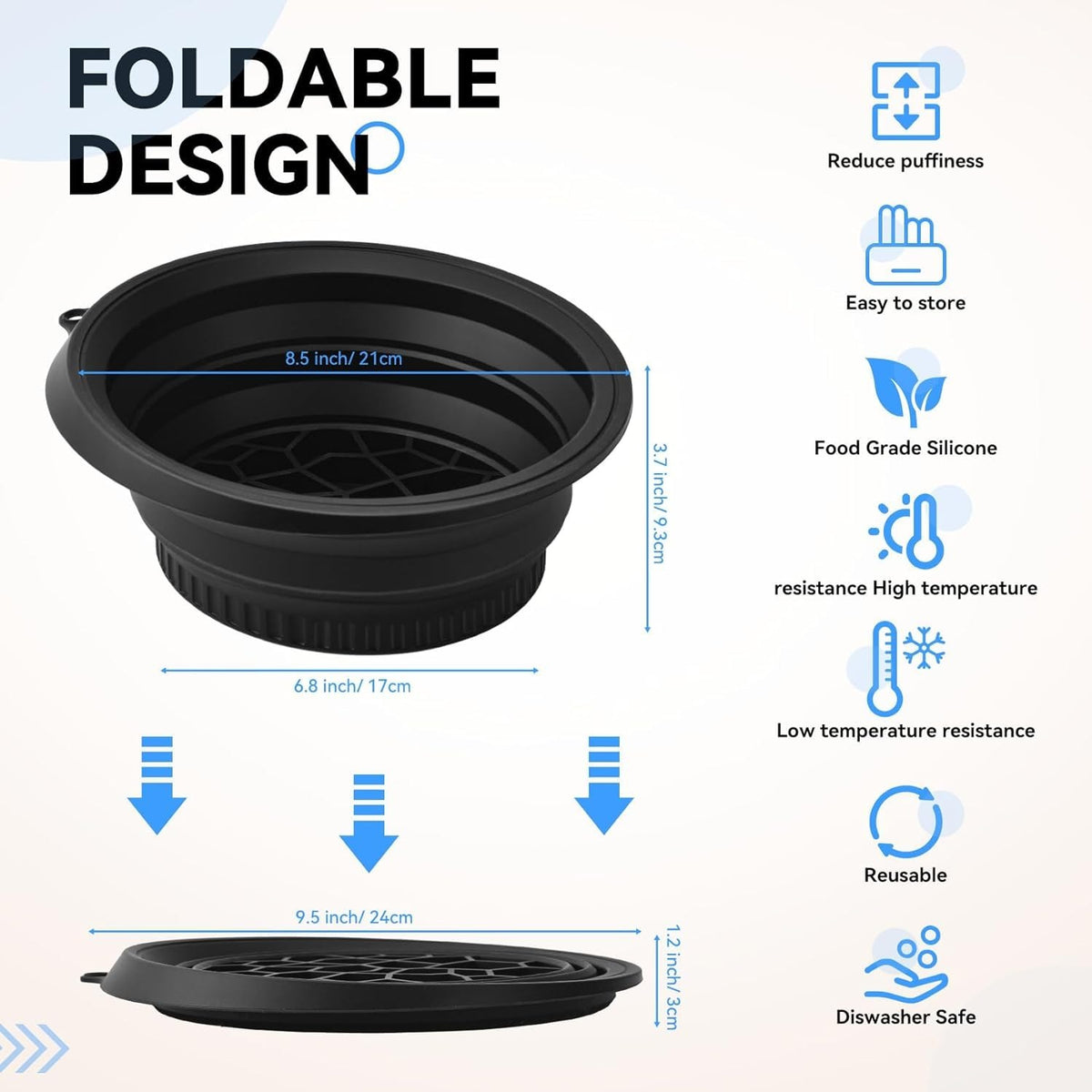Reusable Silicone Facial Cooling & Ice Therapy Bowl