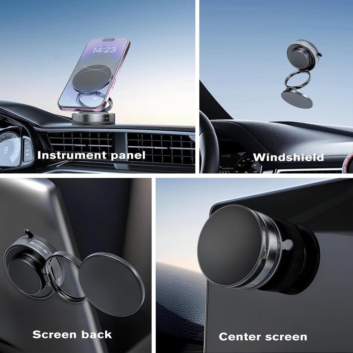 360° Vacuum Magnetic Suction Phone Mount Holder