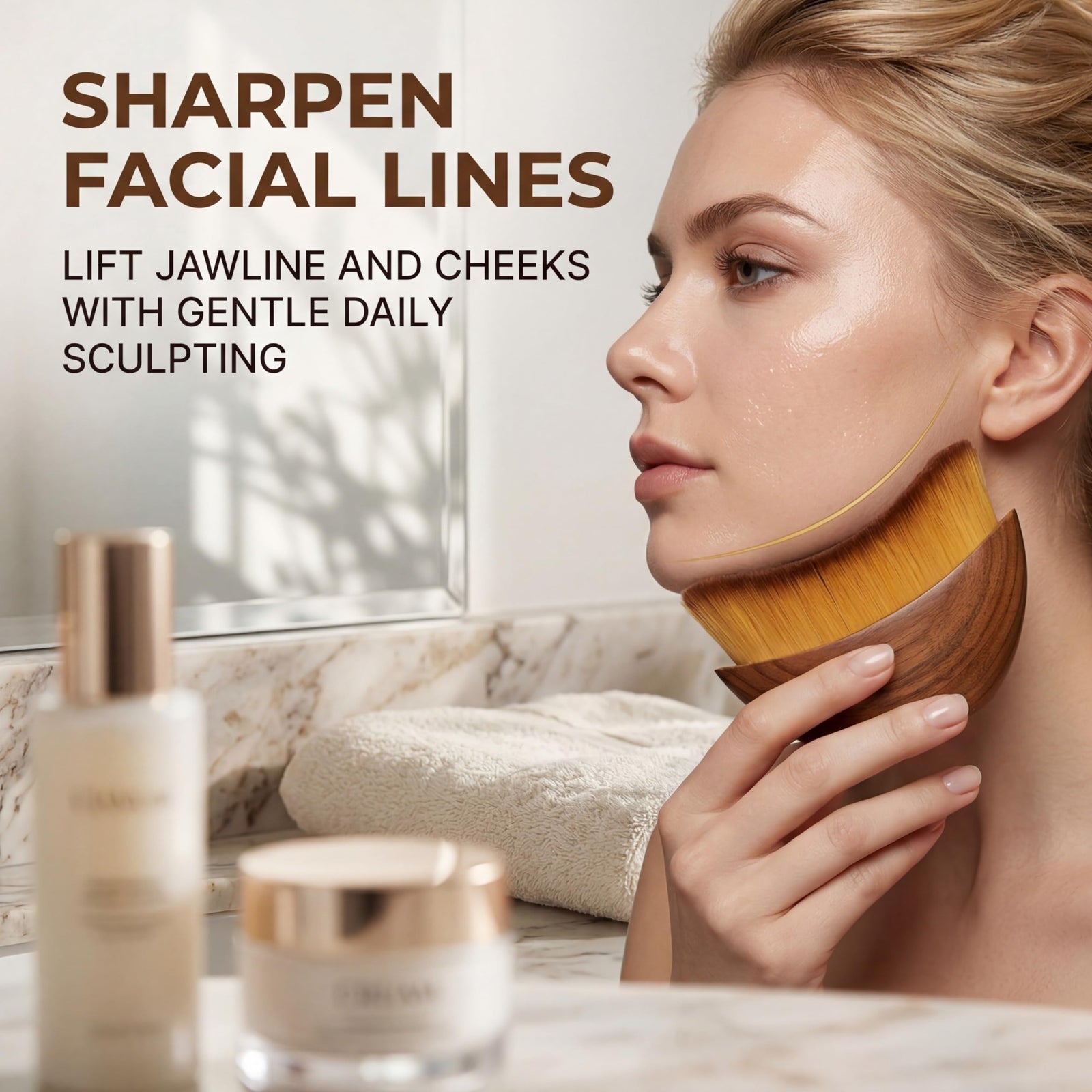 Premium Facial Massage & Skin Sculpting Brush (Pack of 2)