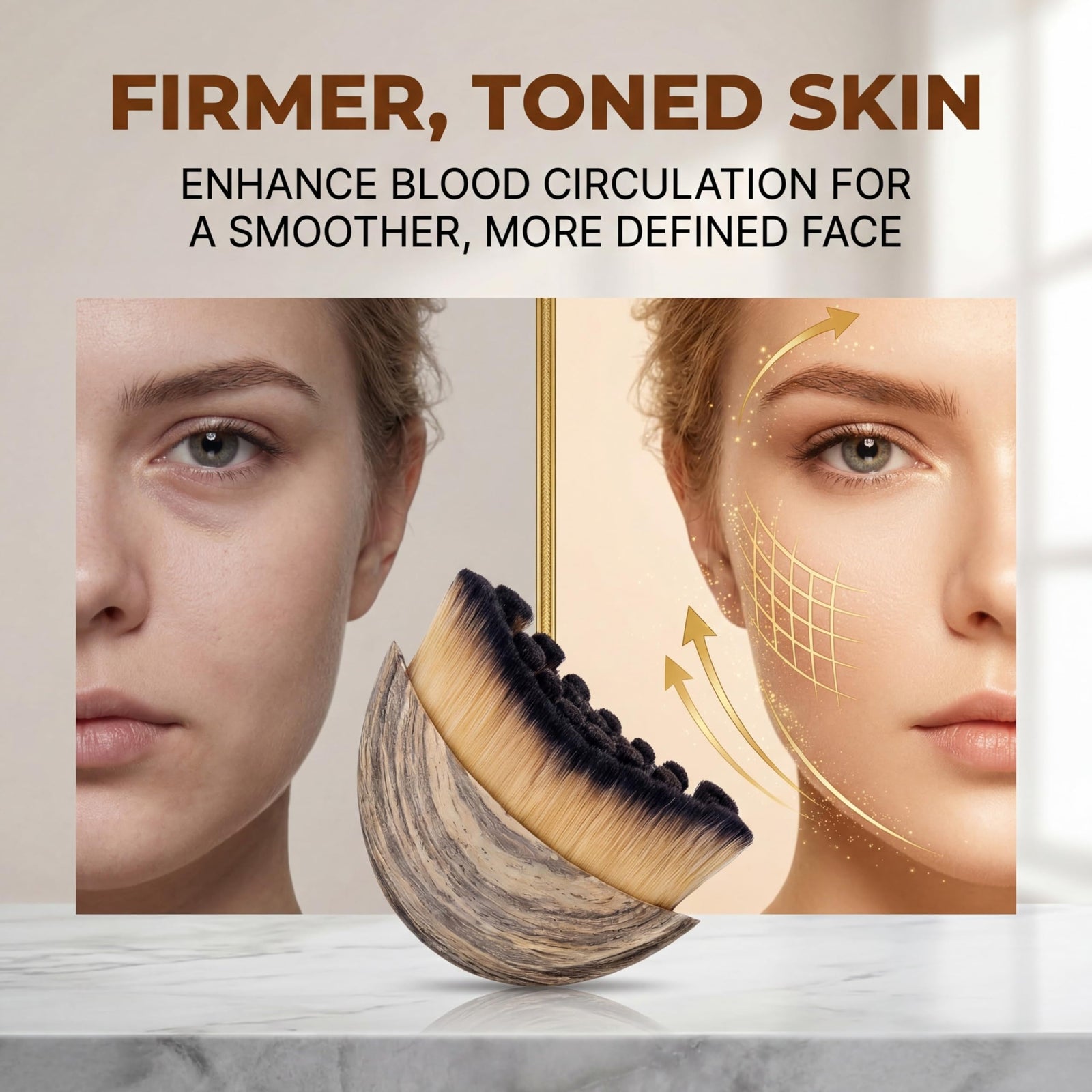 Premium Facial Massage & Skin Sculpting Brush (Pack of 2)