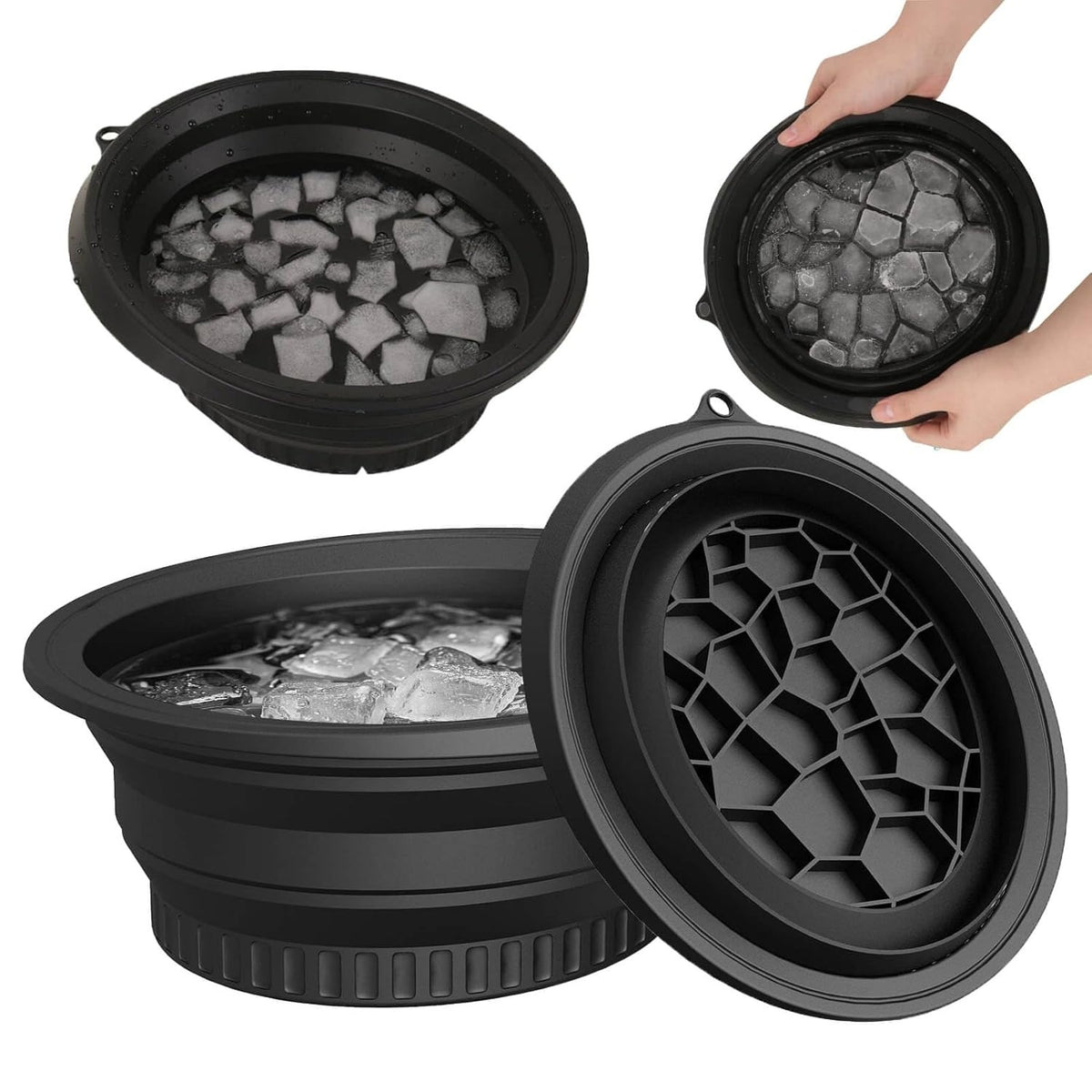 Reusable Silicone Facial Cooling & Ice Therapy Bowl