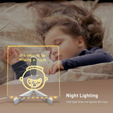 3D LED Light Glass Acrylic Writing pad