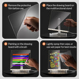 3D LED Light Glass Acrylic Writing pad
