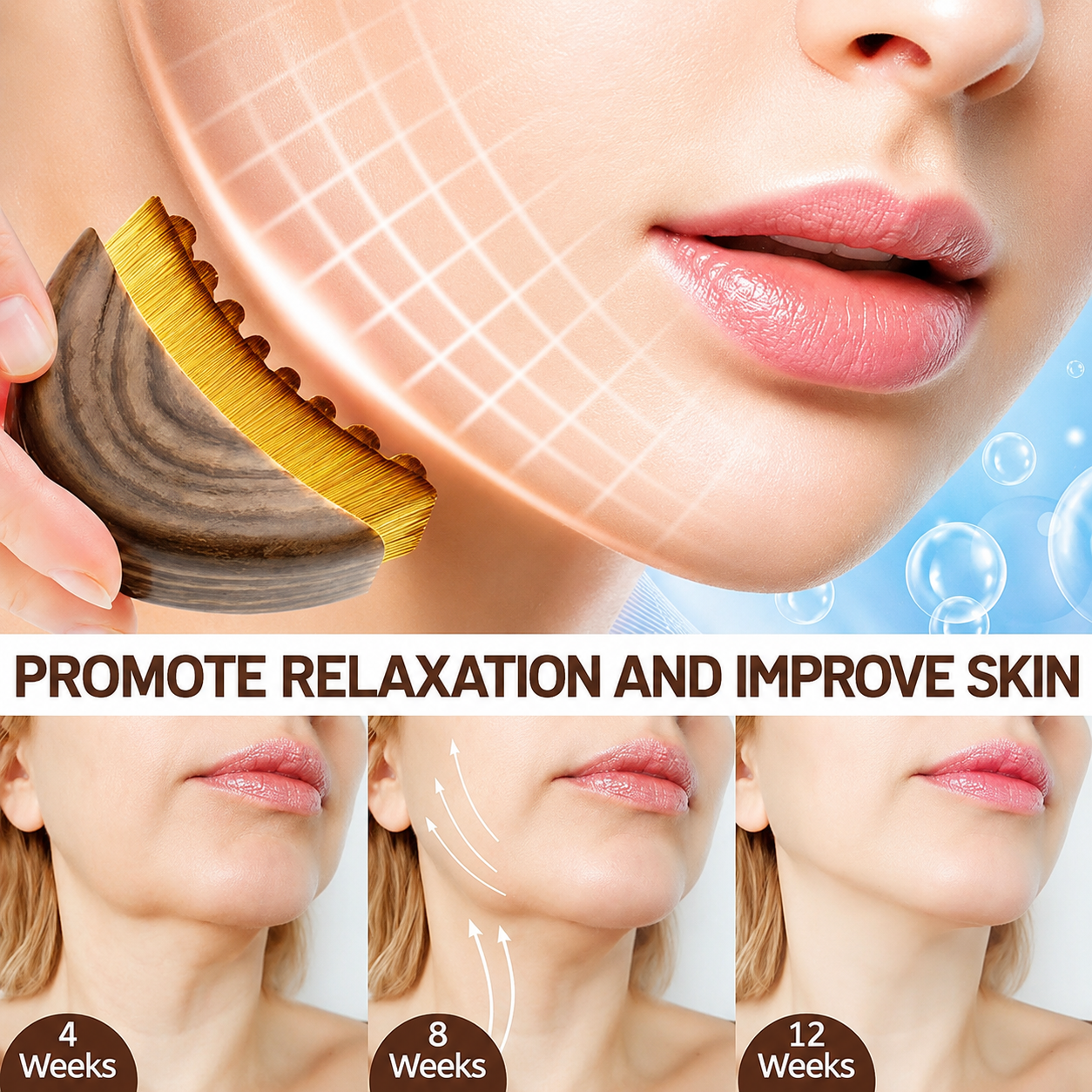 Premium Facial Massage & Skin Sculpting Brush (Pack of 2)