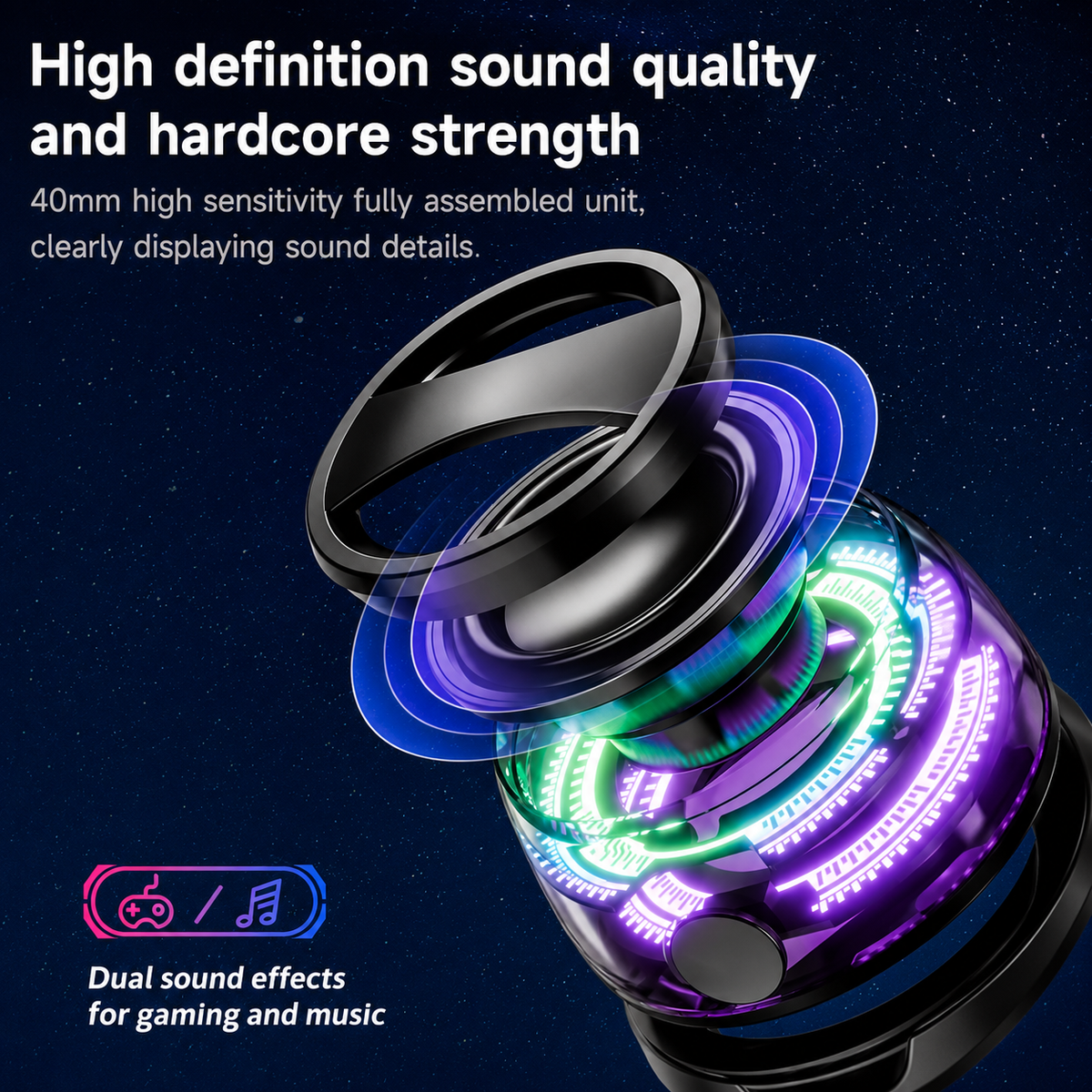 Multifunctional Magnetic Portable Bluetooth Speaker