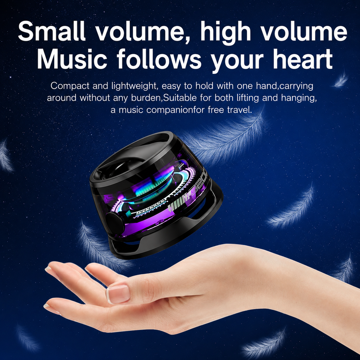 Multifunctional Magnetic Portable Bluetooth Speaker