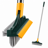 3 in 1 Floor Cleaning Broom Brush Rotating Tile Glass Wiper Scrubber