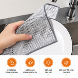 Double Layered Non-Scratch Wire Dishcloth (Pack of 10)