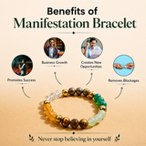 Money Magnet and Manifestation Crystal Bracelet (for Men and Women)