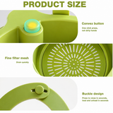 Anti Clog Sink Drain Filter Basket | High-Flow Debris Filter | Universal Sink Compatibility
