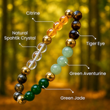 Money Magnet and Manifestation Crystal Bracelet (for Men and Women)