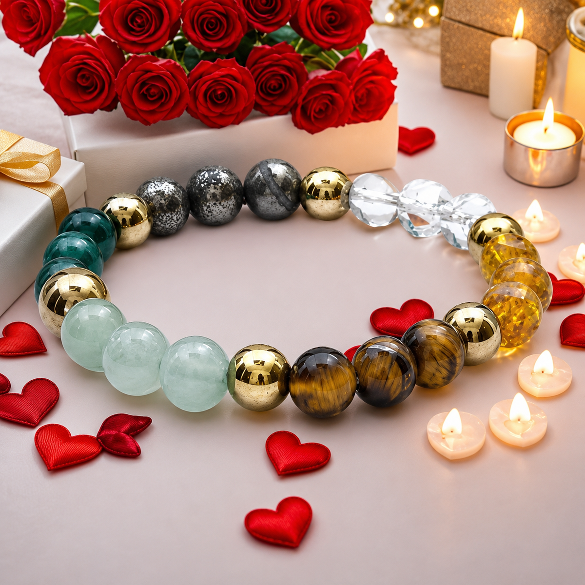 Money Magnet and Manifestation Crystal Bracelet (for Men and Women)