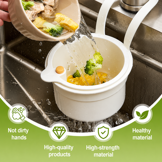 Anti Clog Sink Drain Filter Basket | High-Flow Debris Filter | Universal Sink Compatibility
