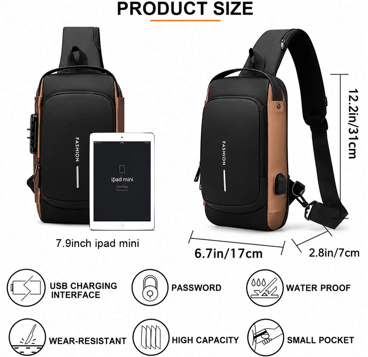 Urban Smart Crossbody Bag | Everyday Utility Carrier Bag