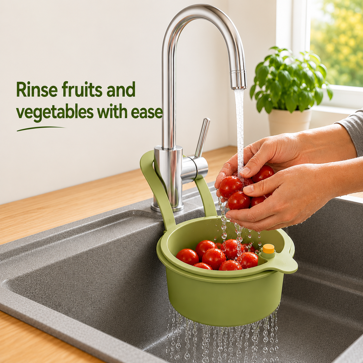 Anti Clog Sink Drain Filter Basket | High-Flow Debris Filter | Universal Sink Compatibility