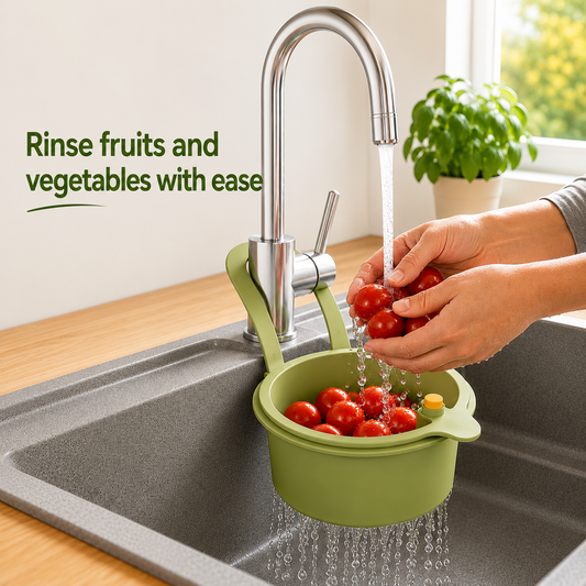 Anti Clog Sink Drain Filter Basket | High-Flow Debris Filter | Universal Sink Compatibility