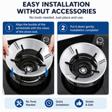 Precision Flame Control and Gas Saver Burner Stand (Pack of 2)