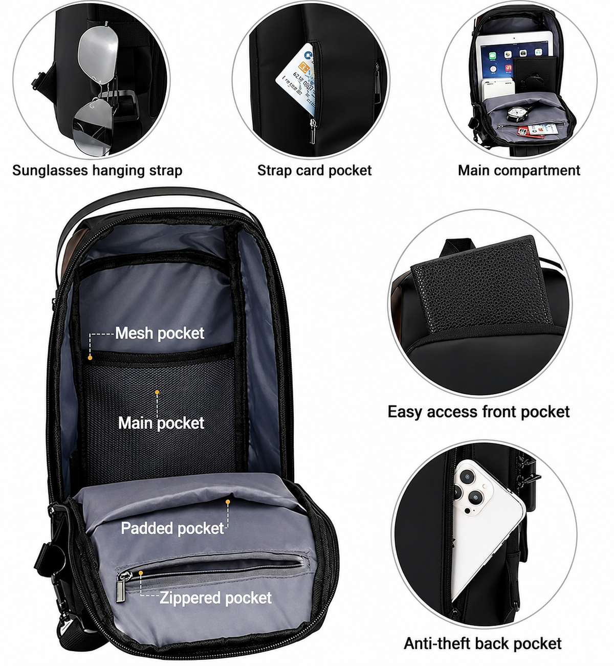 Urban Smart Crossbody Bag | Everyday Utility Carrier Bag