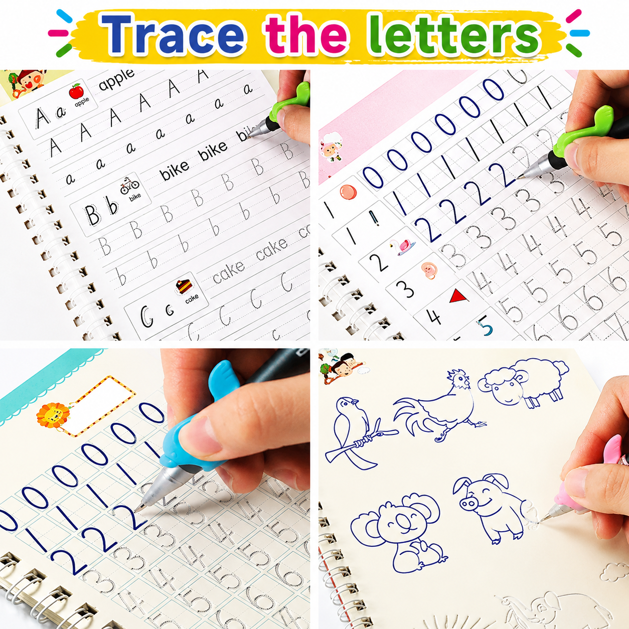 Smart Reusable Writing Collection | Kids Learning Book