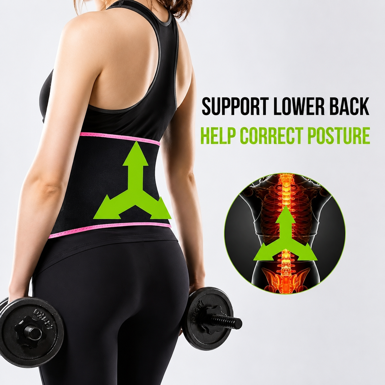 Sweat Waist Trimmer Hot Slimming Belt for Women & Men