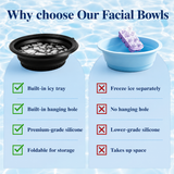 Reusable Silicone Facial Cooling & Ice Therapy Bowl
