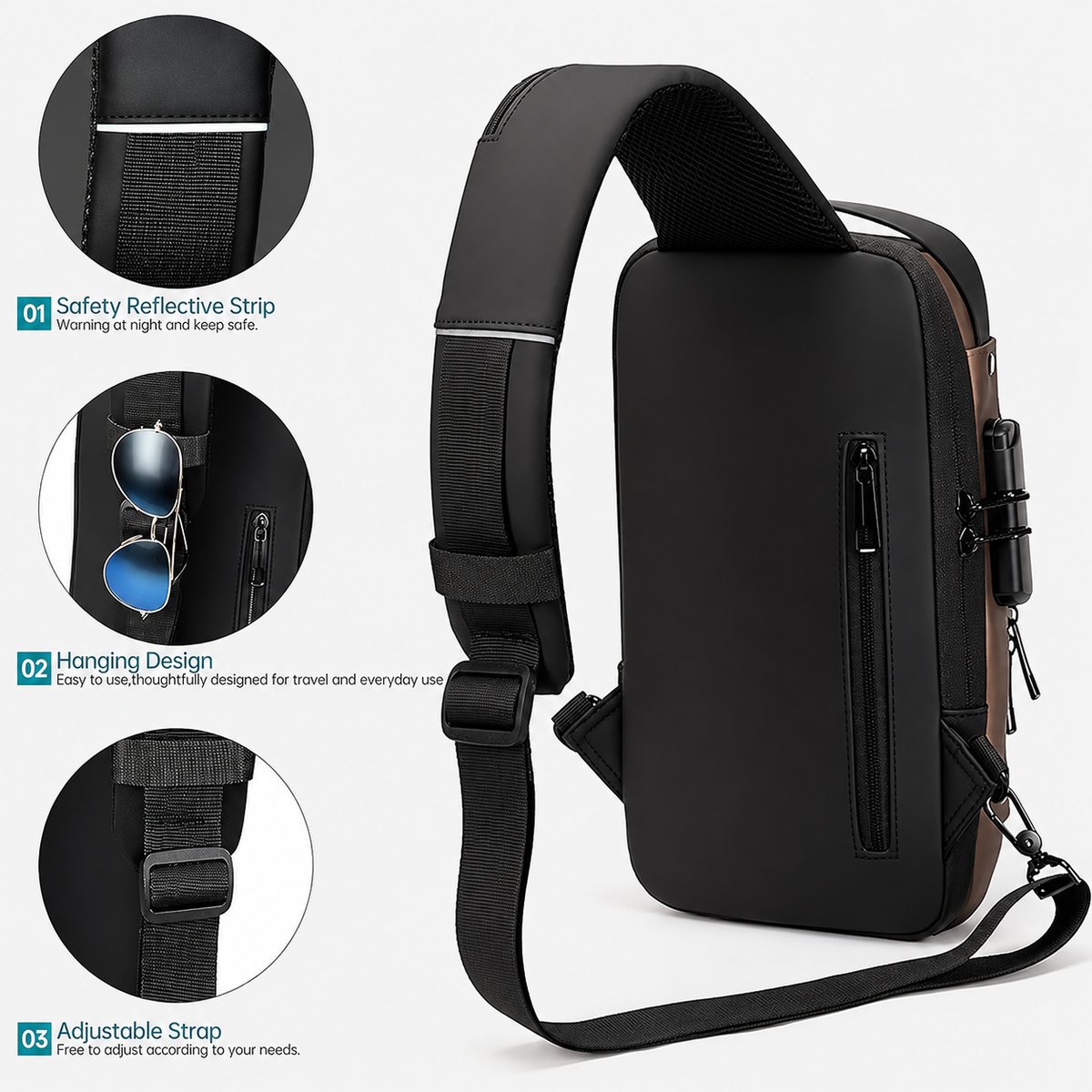 Urban Smart Crossbody Bag | Everyday Utility Carrier Bag