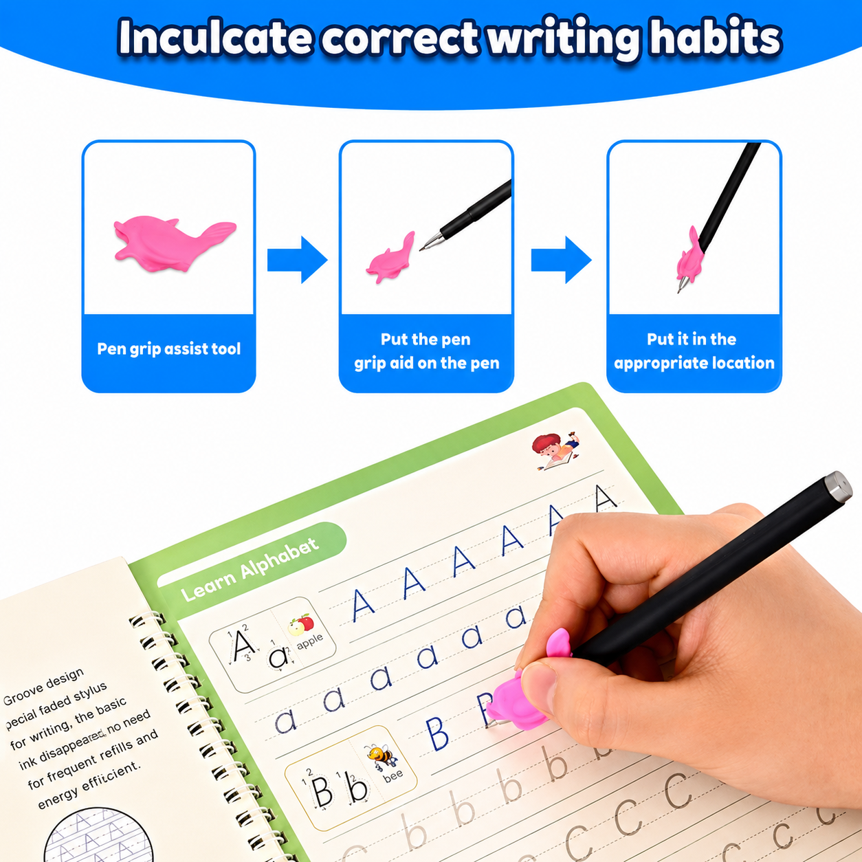 Smart Reusable Writing Collection | Kids Learning Book